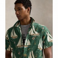 画像2: 予約商品 POLO RALPH LAUREN   Classic Fit Sailboat Oxford Camp Shirt (2)