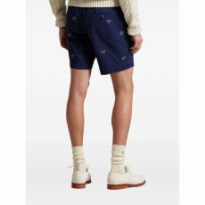 画像4: 予約商品 POLO RALPH LAUREN   Straight Fit Embroidered Racket Bedford shorts (4)