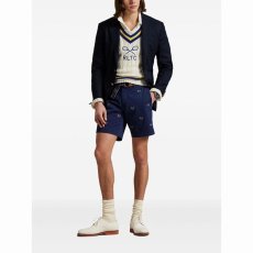 画像2: 予約商品 POLO RALPH LAUREN   Straight Fit Embroidered Racket Bedford shorts (2)