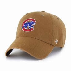 画像1: 予約商品 Carhartt x 47 BRAND   MLB Chicago Cubs '47 Clean Up Cap (1)