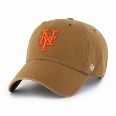 画像1: 予約商品 Carhartt x 47 BRAND   MLB New York Mets '47 Clean Up Cap (1)