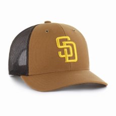 画像2: 予約商品 Carhartt x 47 BRAND   MLB San Diego Padres  '47 Trucker Cap (2)