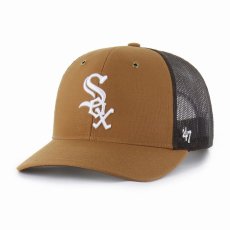 画像1: 予約商品 Carhartt x 47 BRAND   MLB Chicago White Sox '47 Trucker Cap (1)
