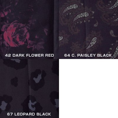 画像2: ciao Unisex Paisley center pleated pants 7color