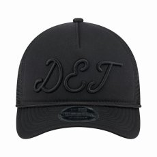 画像2: New Era   Detroit Tigers Black City Initial 9FORTY A-Frame M-Crown Trucker Hat (2)