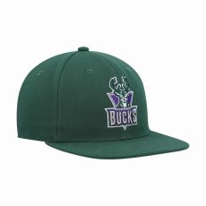 画像3: Mitchell & Ness   Milwaukee Bucks Hardwood Classics Team Ground 2.0 Snapback  (3)