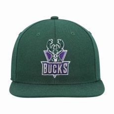 画像2: Mitchell & Ness   Milwaukee Bucks Hardwood Classics Team Ground 2.0 Snapback  (2)