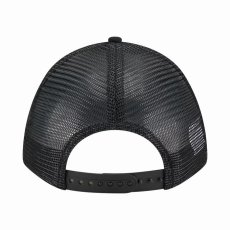 画像4: New Era   Los Angeles Dodgers Black City Initial 9FORTY A-Frame M-Crown Trucker Hat (4)