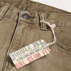 画像3: 予約販売 RRL   Slim Fit Olive Jean (3)