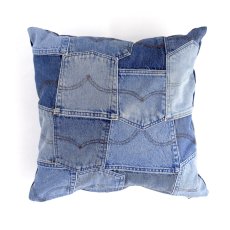 画像2: ETERNITY's SELECT  BHG Denim pocket cushion cover 3 Patterns (2)