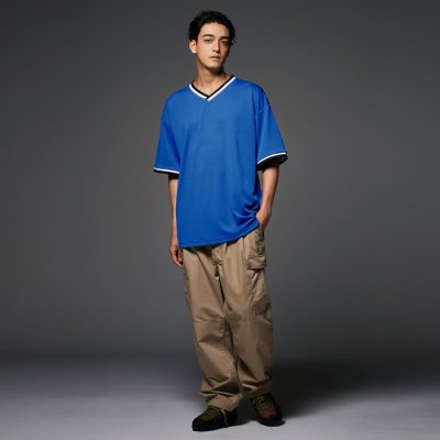 画像1: ETERNITY 23rd Anniversary Original Dry Athletic Loose-Fit Ribbed-Trim T-Shirt 2 colors