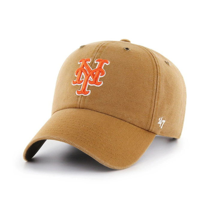 画像1: Carhartt × 47 BRAND   NY Mets '47 Clean Up Cap (1)