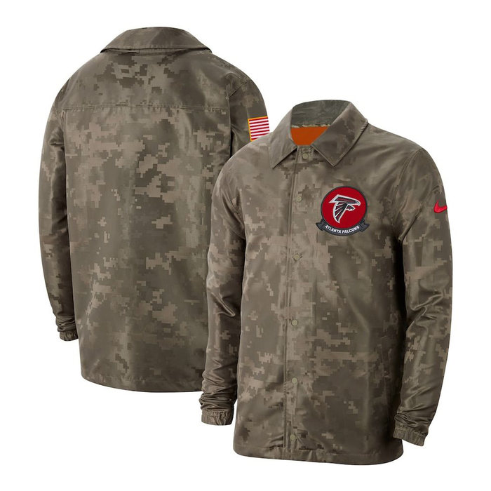 画像1: NIKE   Atlanta Falcons  2019 Salute to Service Sideline Full-Snap Lightweight Jacket  (1)