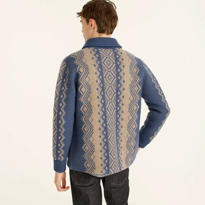 J.CREW Wallace & Barnes Boiled Merino Wool Chore Jacket - ETERNITY 