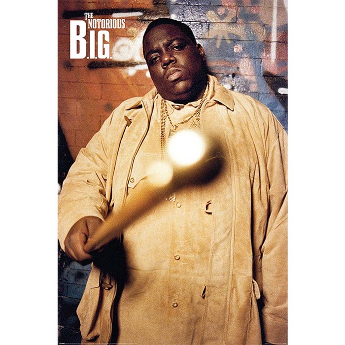 画像1:  Notorious B.I.G. Official   Cane Poster (1)