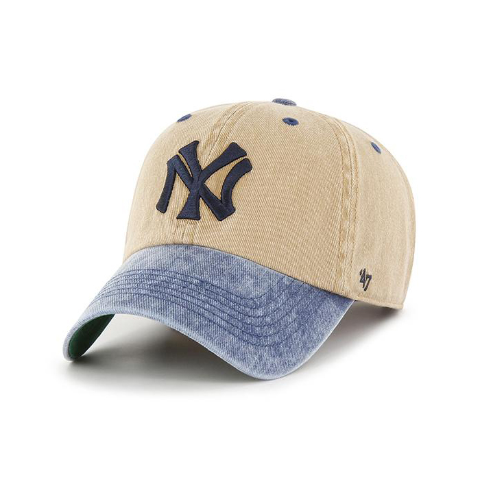 画像1: 47 BRAND   New York Yankees Cooperstown Eldin '47 Clean Up Cap (1)