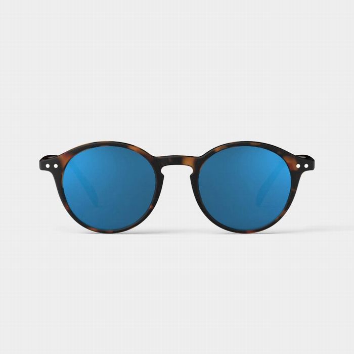 画像1: IZIPIZI   Sunglasses Tortoise Blue Mirror Lenses (1)