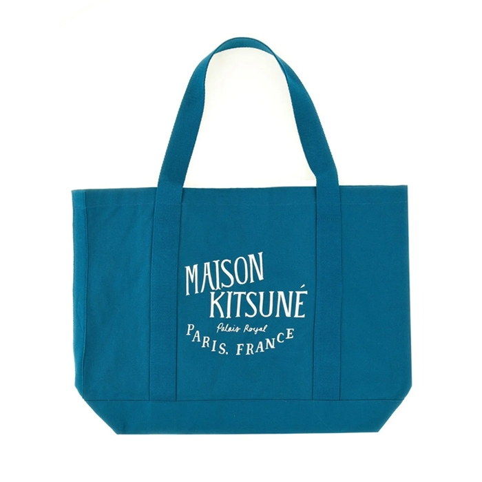画像1: 予約商品 Maison Kitsune  Palais Royal Shopping Bag SAPPHIRE (1)