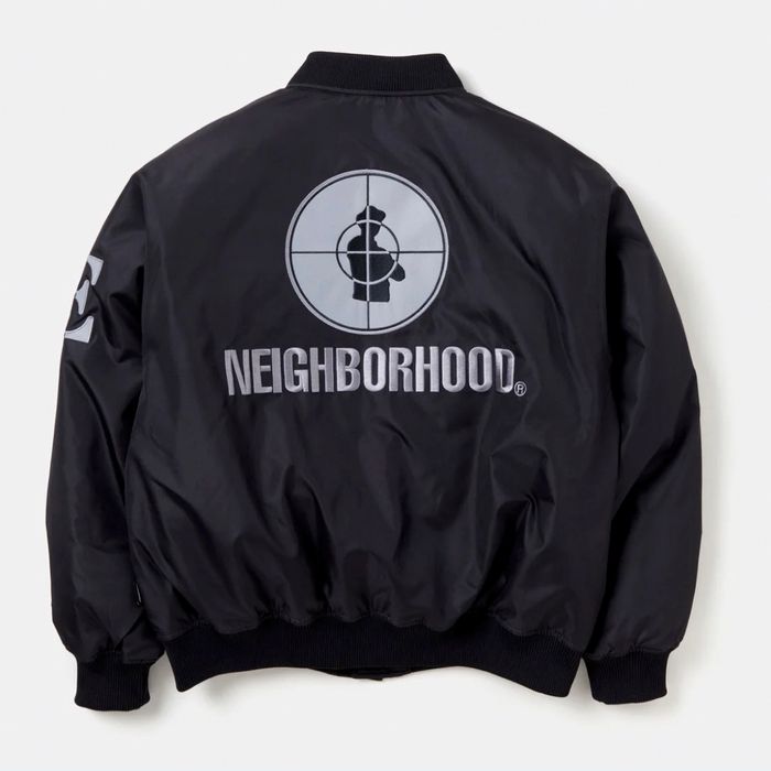 予約商品 Neighborhood x Public Enemy x Majestic Baseball Jacket 