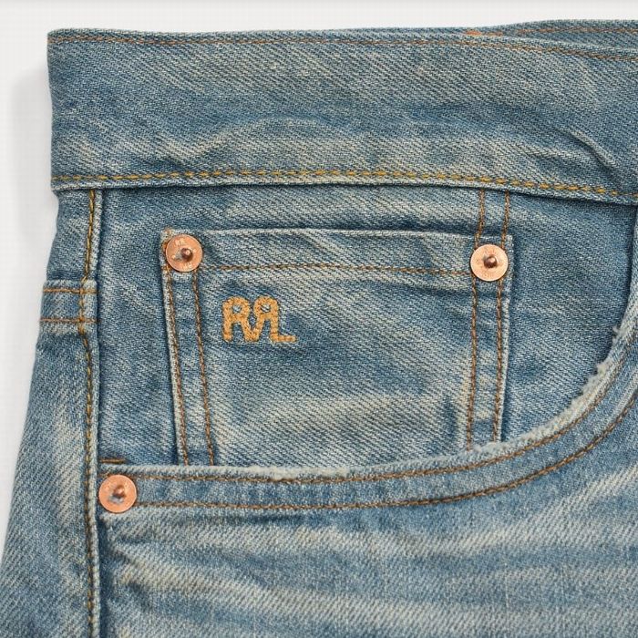 画像4: 予約販売 RRL   5-pocket Plainfield selvedge jeans (4)