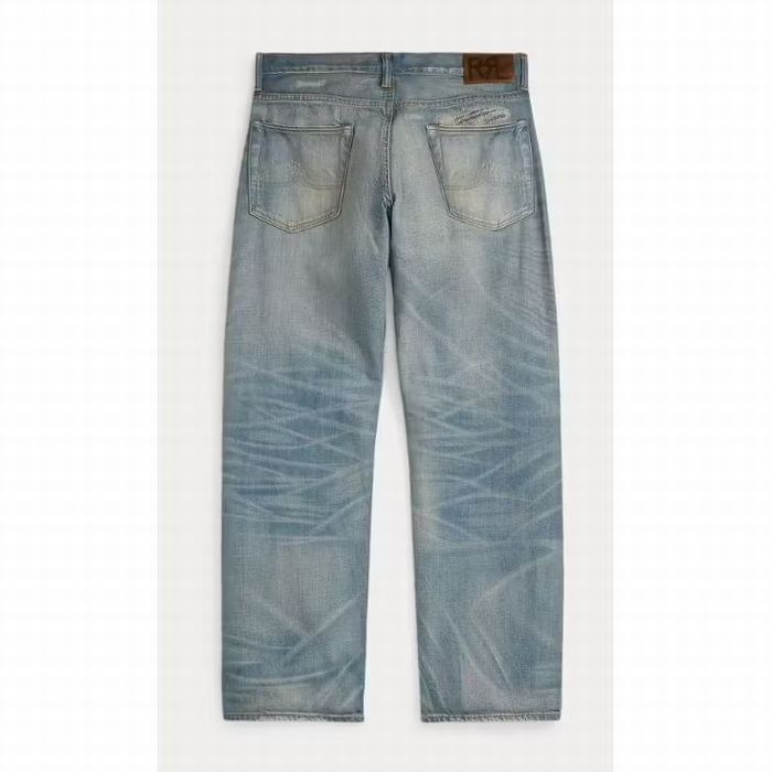 画像2: 予約販売 RRL   5-pocket Plainfield selvedge jeans (2)