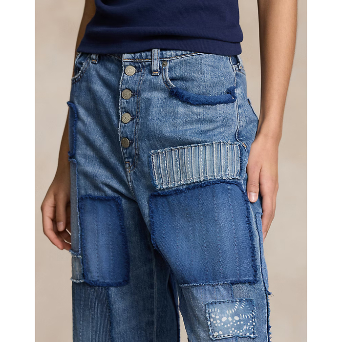 画像6: 予約商品 POLO RALPH LAUREN  High-Rise Wide-Leg Crop Jean (6)